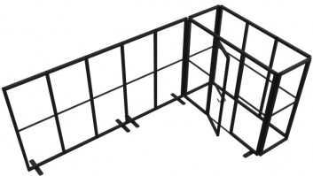 Stand cadre tissu 9m² pour salon événement